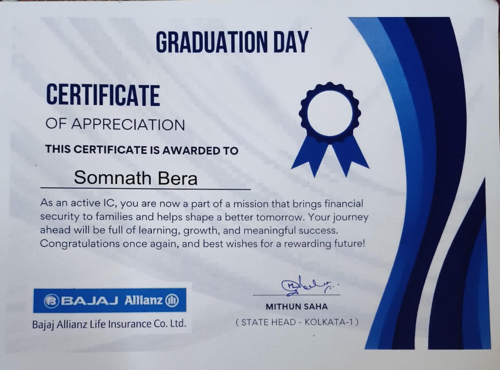 Professional Certificate - Somnath Bera